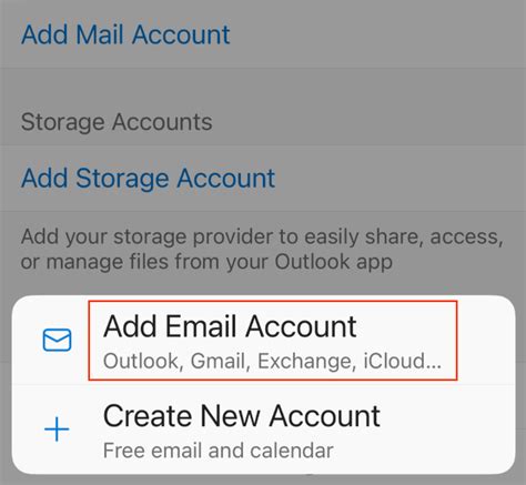 Add an Outlook.com or Microsoft 365 account .